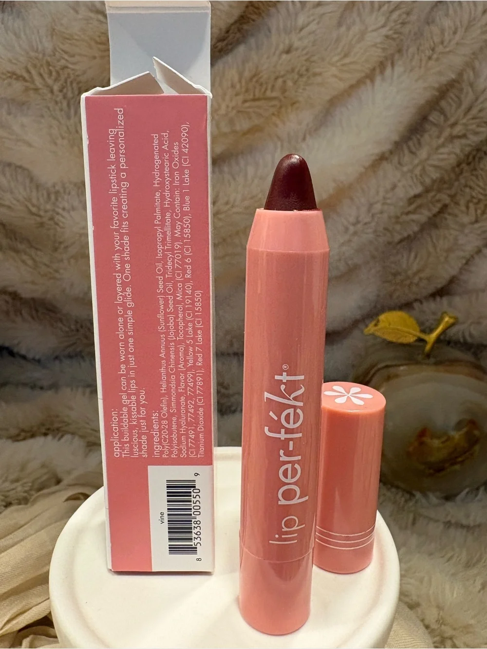 Lip‎ Per-fékt Creamy Lip Crayon - Wine (Pink Packaging)